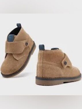 Mayoral Tan Suede Desert Boots for baby or toddler
